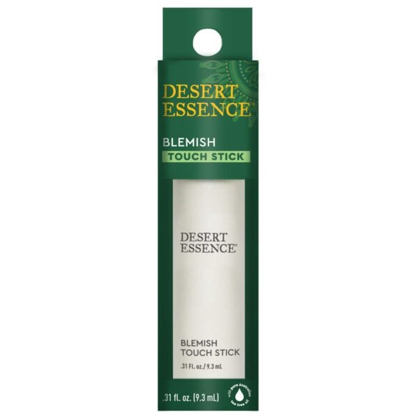Desert Essence Organic Herbal Blemish Touch Stick with Natural Extracts & Essential Oils - .31 Fl Oz - Antiseptic Tea Tree Oil - Chamomile - Lavender - Palmarosa - Clear & Radiant Skin - Image 2