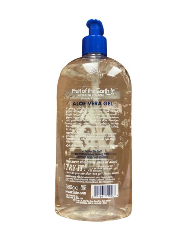 Fruit of the Earth Aloe Vera 100% Gel 24 oz (Pack of 3) - Image 4