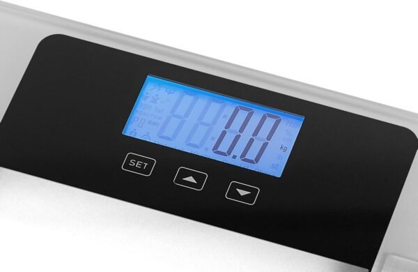 Black + Decker Digital Bath Composition Smart Scale. Weight, BMI, Calorie Recommendation, Fat, Water, Muscle, Body Bone Analysis, White - Image 5
