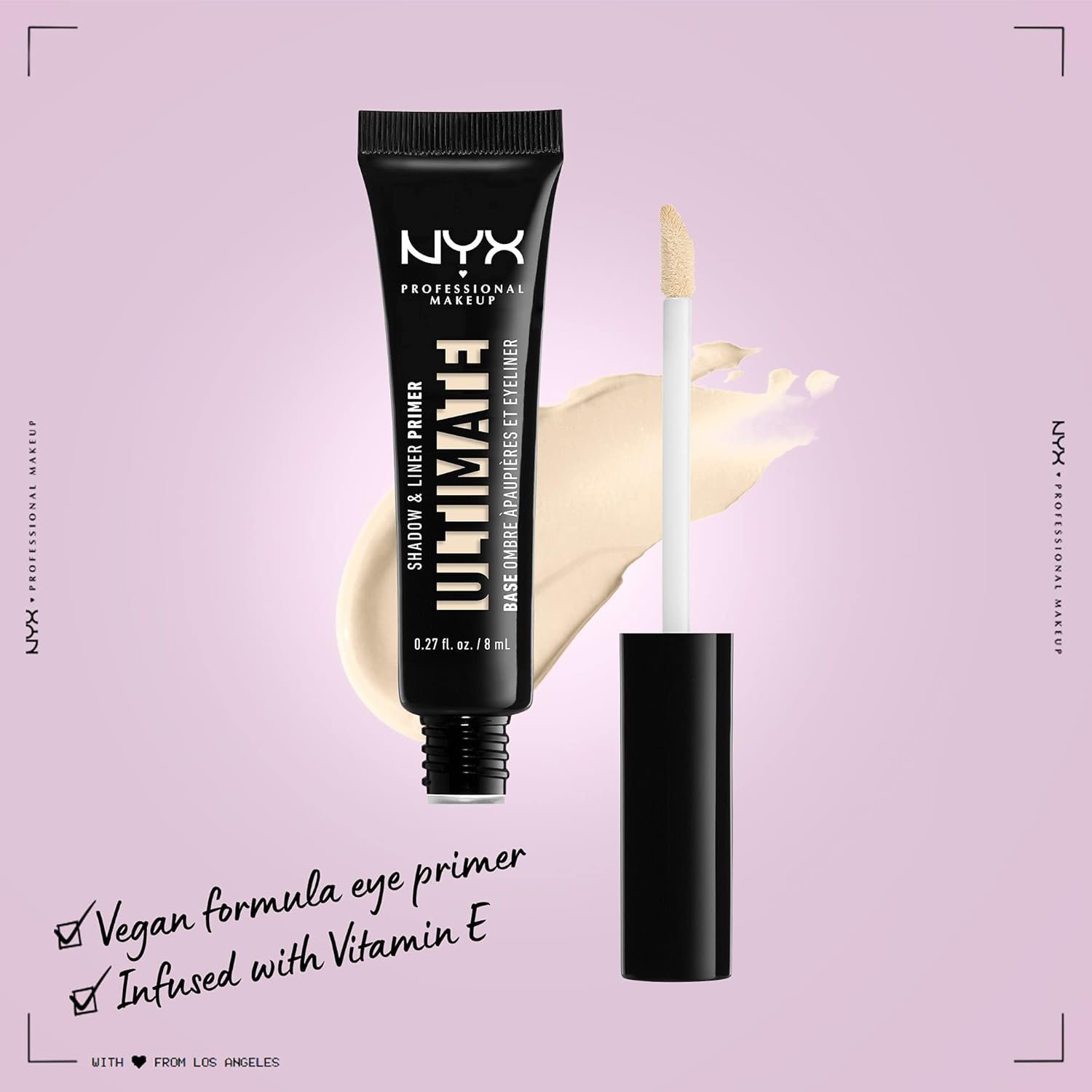 NYX PROFESSIONAL MAKEUP Ultimate Shadow & Liner Primer, Eyeshadow & Eyeliner Primer - Light - Image 3