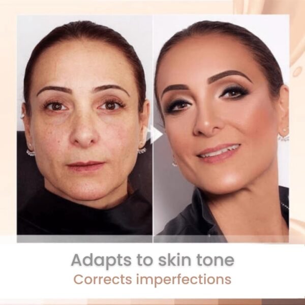 6 in 1- Luxury Anti-Wrinkle Foudation Stick for Mature Skin, Foundation Stick, Long-Lasting &Foundation for a Smooth, Multi-use Foundation Stick Makeup with Brush (1 Set) - Image 6