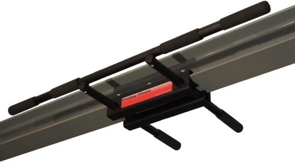 600 LBS Weight Limit - I-Beam Pull Up Bar - Straight Long Bar - Durable Rubber Grips - Red Label - Made in the USA! - Image 2