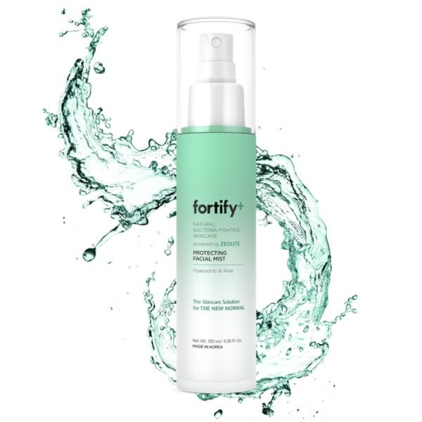 Fortify 9-in-1 Korean Facial Mist Spray with Hyaluronic Acid & Aloe Vera - Anti-Aging & Hydrating - Dermatologist Tested, Fragrance-Free - for All Skin Types, Clean Beauty - 130ML/4.39 FlOz - Image 2