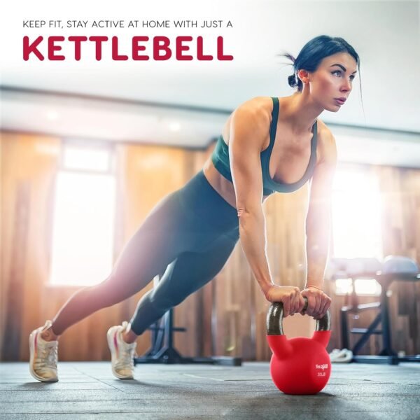Yes4All Neoprene Coated & Kettlebell Sets - Hand Weights for Home Gym & Dumbbell Weight Set training 50 lb - Image 7