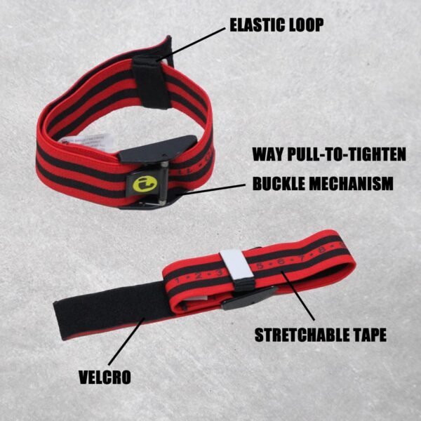 Occlusion Bands for Women Glutes & Hip Building, Blood Flow Resistance Bands for Buttock, Fitness, Occlusion Training, Booty Bands for Women Increase Muscle Mass in Women & Men - Image 3