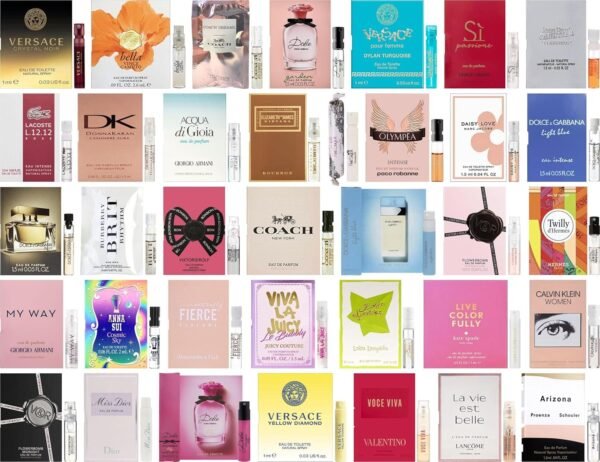 Perfume Sampler Set for Women - Designer Fragrance Brands (0.05 fl oz (Pack of 8)) - Image 2