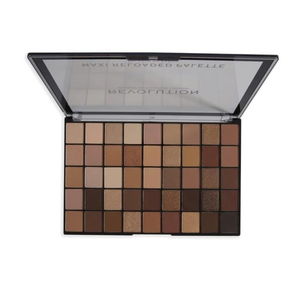 Revolution, Maxi Reloaded Eyeshadow Palette, Includes 45 Shades in Matte & Shimmer Finishes, Richly Pigmented, Ultimate Nudes, 45 X 0.04 Oz. - Image 3
