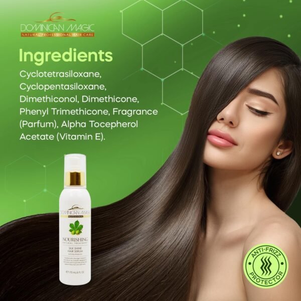 DOMINICAN MAGIC Nourishing Hair Styling Serum, Anti-Frizz Serum & Hydrating Hair Treatment for Dry, Frizzy Hair, 6oz - Image 7