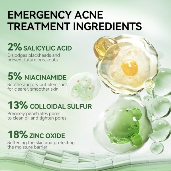 LANBENA Precision Acne Spot Serum, Acne Drying Lotion, Overnight Acne Treatment For Face, Dry Out Pimples, Blemishes, Zits And Clean Pores, 0.42 Fl Oz - Image 7