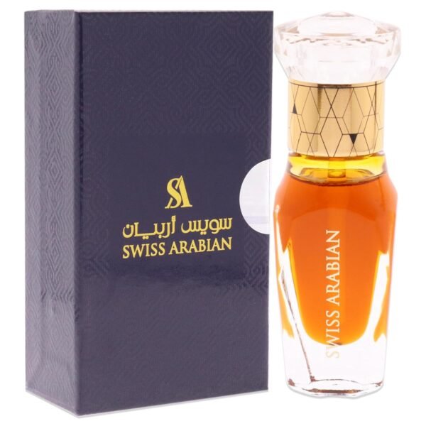Swiss Arabian Amber Aura For Unisex - Luxury Fragrance Products From Dubai - Long Lasting Personal Perfume Oil - A Seductive, Exceptionally Made, Signature Aroma - Luxurious Scent Of Arabia - 0.4 Oz - Image 4