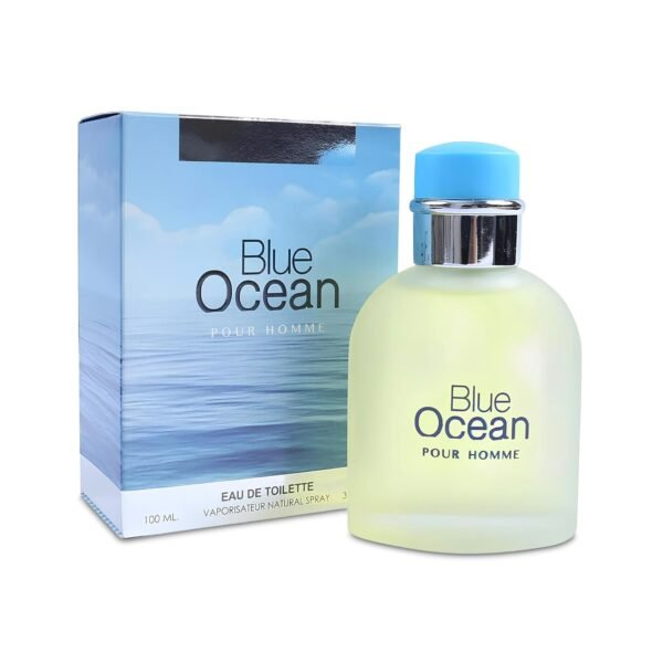 Blue Ocean Men Cologne Fresh Scent Eau De Toilette Spray, Fragrance For Men Long-Lasting Cologne Choice For Daily Wear Elegant 100ml Bottle - Image 2