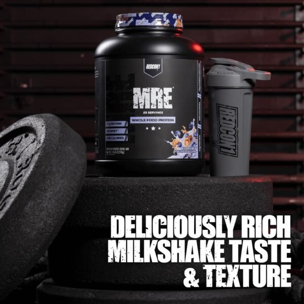 REDCON1 MRE Protein Powder, Blueberry Cobbler - Meal Replacement Protein Blend Made with MCT Oil & Whole Foods - Protein with Natural Ingredients to Aid in Muscle Recovery (25 Servings) - Image 6