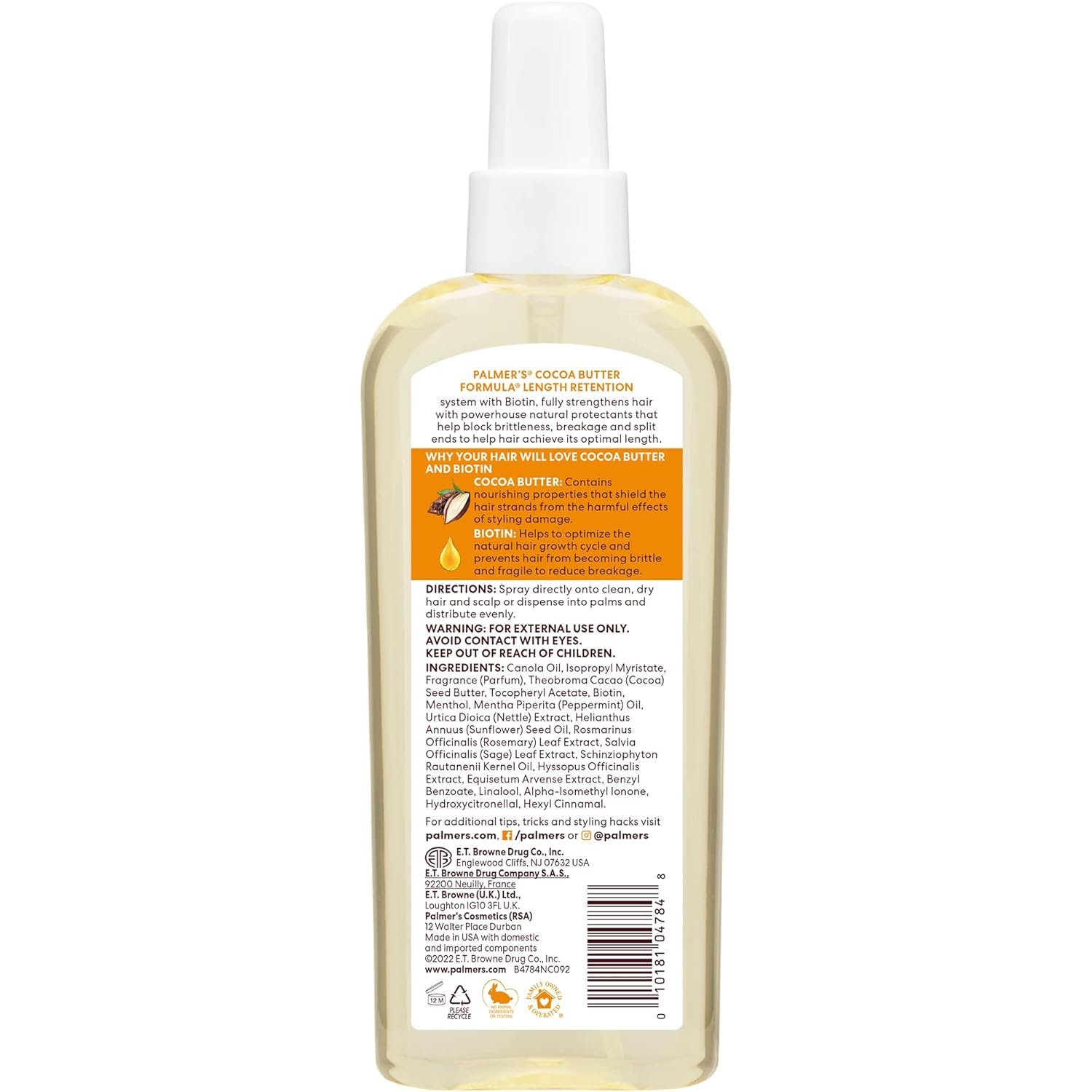 Palmer's Cocoa Butter & Biotin Length Retention Hair and Scalp Oil, 5.1 Ounce - Image 3