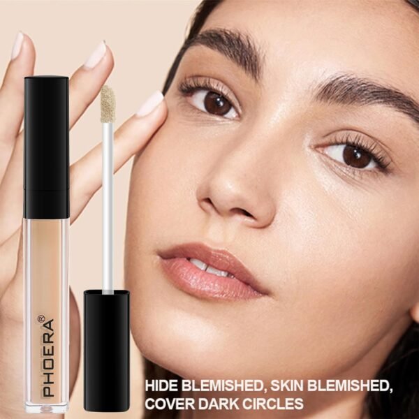 PHOERA Concealer, Lightweight, Full Coverage, Long Lasting, Corrects, Hydrates, Highlights, Matte Finish, All-Day Wear,with Concealer Brush (103#BEIGE) - Image 7