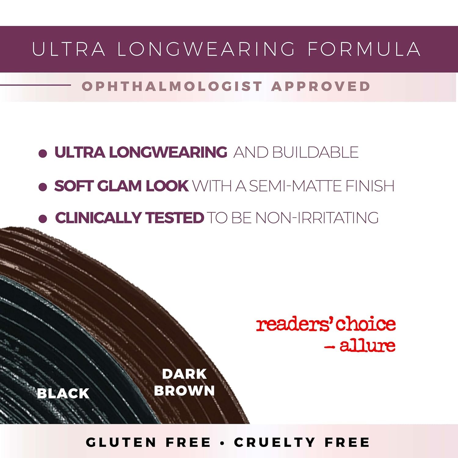 Blinc Amplified Tubing Mascara, Ultra-Longwearing Washable, Soft-Glam Volumizing, Lengthening and Defining, Gluten & Cruelty Free, Black, 9mL / 0.30 Fl. OZ - Image 5