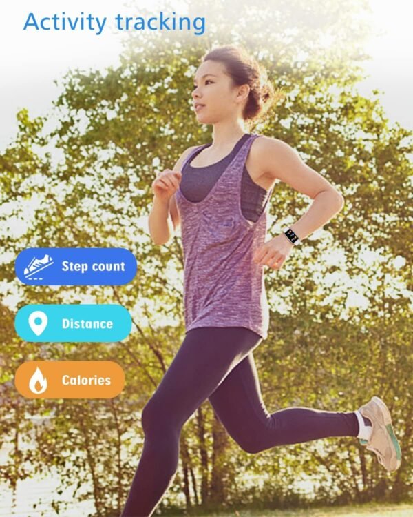 Fitness Tracker No Bluetooth No APP/Phone Required, Fitness Watch Pedometer Waterproof for Men Women Parents - Image 5