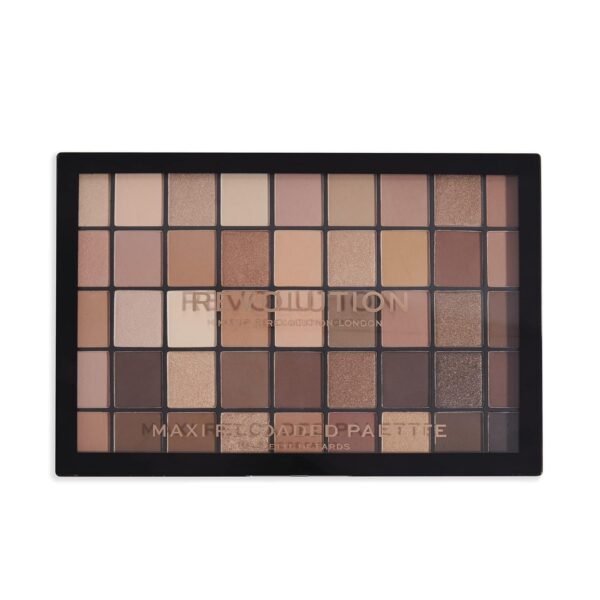 Revolution, Maxi Reloaded Eyeshadow Palette, Includes 45 Shades in Matte & Shimmer Finishes, Richly Pigmented, Ultimate Nudes, 45 X 0.04 Oz. - Image 4