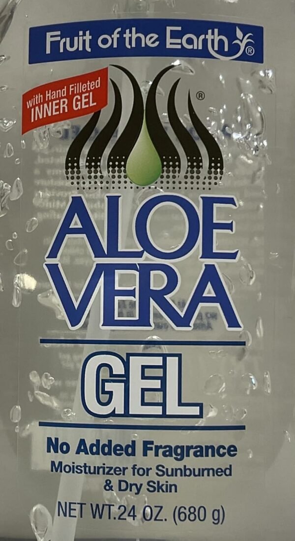 Fruit of the Earth Aloe Vera 100% Gel 24 oz (Pack of 3) - Image 3