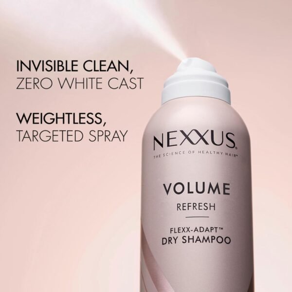 Nexxus Volume Refresh Dry Shampoo For Oil Control + Root-Lifting 72 Hour Freshness with FLEXX-ADAPT Technology 5 oz - Image 6