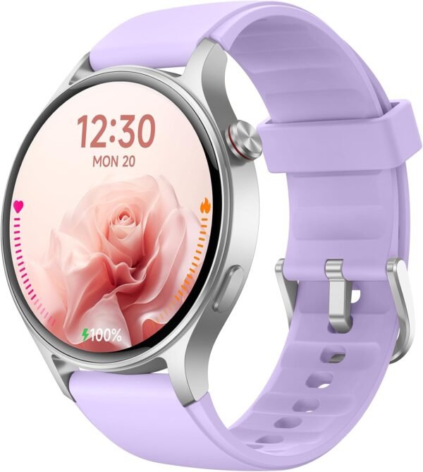 Fitpolo Smart Watch for Women,1.3" AMOLED Touchscreen Fitness Tracker, Make/Answer Calls, Heart Rate SpO2 Monitor, IP68 Waterproof, Sleep & Activity Tracking Smartwatch for Android Phones iPhone - Image 10