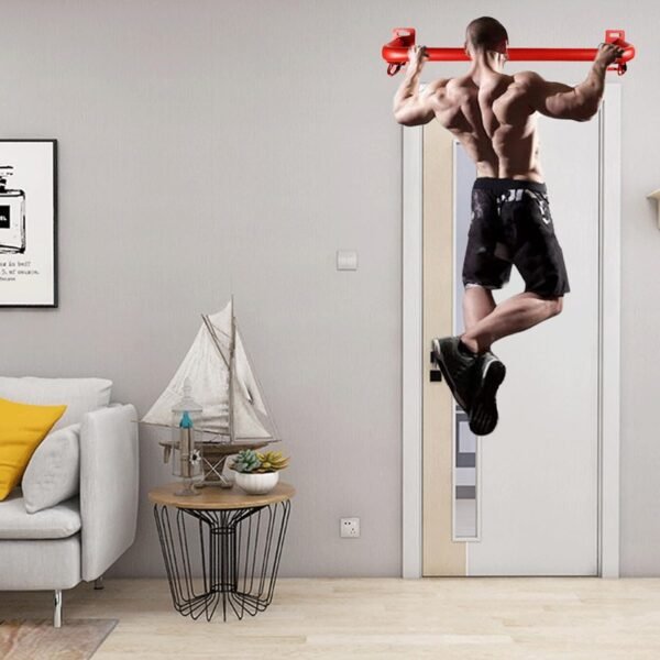 Pull-Up Bars.Door pull-up bar . Diameter 1.3 inches.Reinforced steel Max 520LBS upper body fitness workout bar. Door multi-grip. Home gym portable, versatile, indoor pull-up. Yoga on the door, swing on the door.Pull Up Bar for Doorway . - Image 4