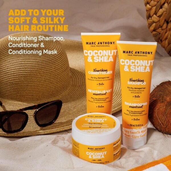 Marc Anthony Coconut & Shea Deep Nourishing Conditioning Mask, For dry damaged and frizzy hair, 295 mL - Image 5