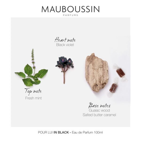 Mauboussin - Pour Lui In Black 100ml (3.3 Fl Oz) - Eau de Parfum for Men - Woody & Oriental Scents - Image 5