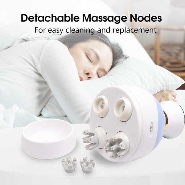 Zelikovitz Scalp Massager Hair Growth Electric Head Massager Scalp Massage Tool for Headaches, Head Scratcher Stress Relax, Cat Dog Head Massager - Image 8