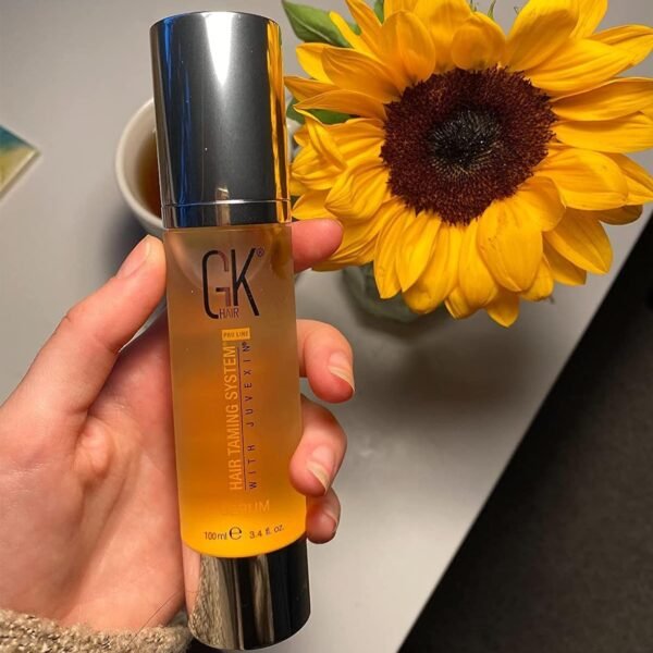 GK HAIR Hydrating Moisturizing Shampoo and Conditioner Set (10.1 Fl Oz) Global Keratin Anti Frizz Serum Dry Damaged Repair Argan Oil (1.69 Fl Oz) All Hair Types Sulfate Paraben Free Unisex - Image 6