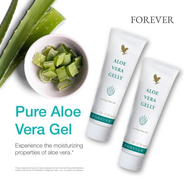 Forever Living - Aloe Vera Gelly - Pure Aloe Gel to Sooth, Moisturize and Condition - Vegan and Gluten-Free - 4 fl oz (Pack of 2) - Image 5