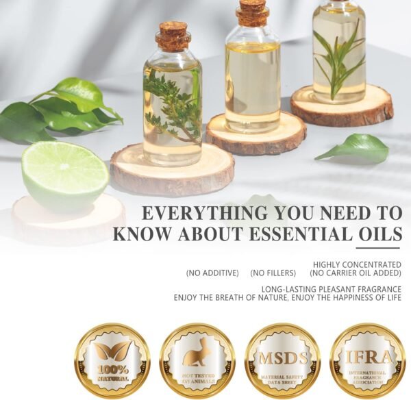Vanilla Essential Oil 30ml/1.01fl.oz, MAYJAM Premium Vanilla Oils for Aromatherapy, Diffuser, Soap Making, Candle Making, Long Lasting Scents - Image 9