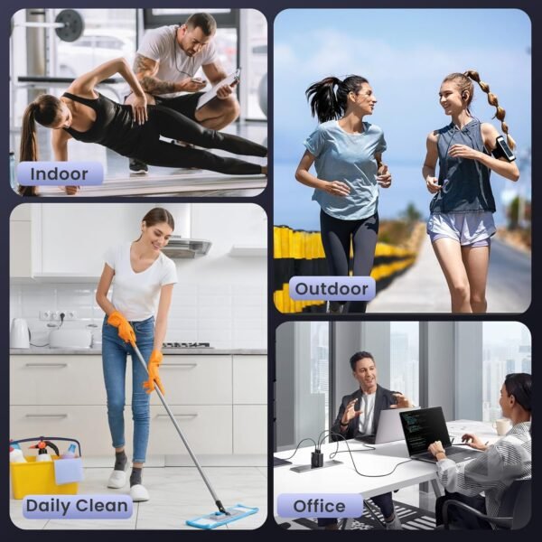JQX Massage Gun, Massage Gun Deep Tissue with 6 Speed, Handheld Electric Muscle Massager Gun for Muscle Pain Relief, Mini Massage Gun with 9 Massage Heads Suitable for Men and Women - Image 8