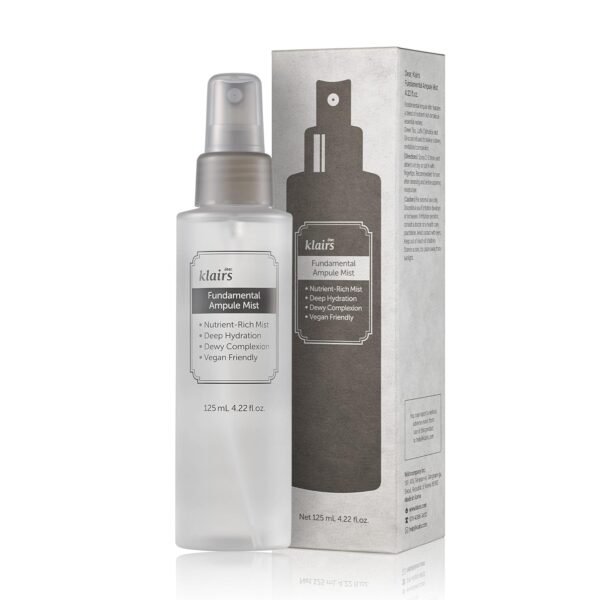 Fundamental Ampule Mist, 75% Green Tea Korean Face Toner Spray, Finishing Spray, Dewy Healthy Glow look, Set Makeup, Hydrating, Lightweight Facial Mist | Alcohol, Fragrance-Free - Image 2