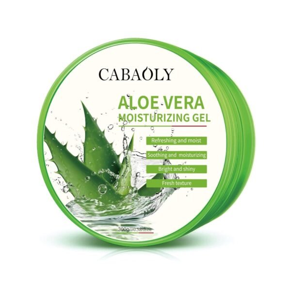 CABAOLY-Organic Aloe Vera Gel Natural Pure Aloe Vera Gel Face Gel, Non-Sticky Aloe Vera Gel That Naturally Moisturizes and Relieves Sunburn and Deeply Moisturizes - Image 9