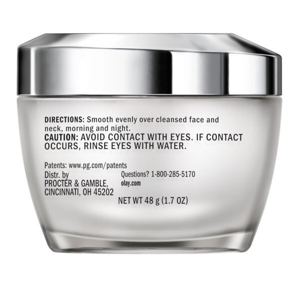 Olay Collagen Peptide MAX Face Moisturizer, Firm - Plump - Hydrate, Fragrance Free Cream with Vitamin B3, 1.7 oz - Image 8
