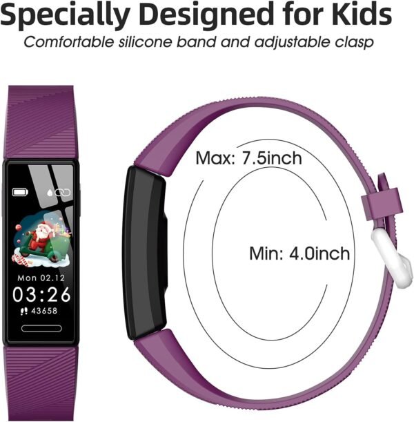Fitness Tracker Watch for Kids, IP68 Waterproof Activity Tracker,Sleep Tracking, 11 Sport Modes Calorie Step Counter with Alarm Clock and Reminder, Great Gift for Boys Girls Teens - Image 9