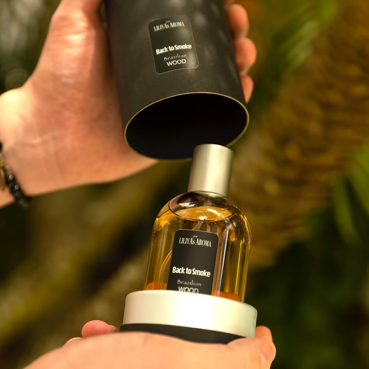 Liliya's Aroma Brazilian Wood Eau de Parfum for Men Tropical Woody Scent, Oriental Fragrance with Sandalwood 3.3 Fl Oz (Brazilian Wood) - Image 5