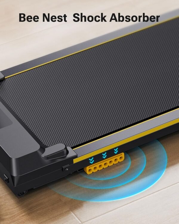 UREVO Under Desk Treadmill, Walking Pad 2 in 1 for Home/Office, Portable Walking Pad Treadmill with Remote Control, LED Display - Image 4