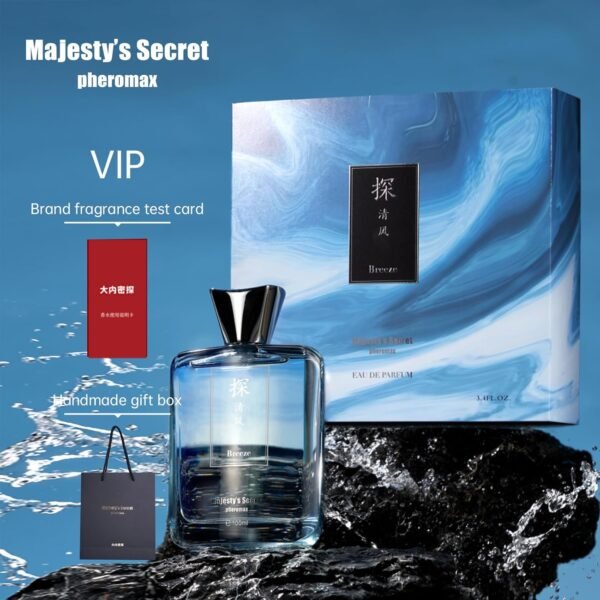 MAJESTY`S SECRET PHEROMAX Mens Cologne Sampler Gift Sets, High End Perfume Samples for Men, Travel Size Perfumes, Long Lasting Fragrance for Men Edp, Eau De Parfum Spray 3.4 Oz (TAN Breeze) - Image 4