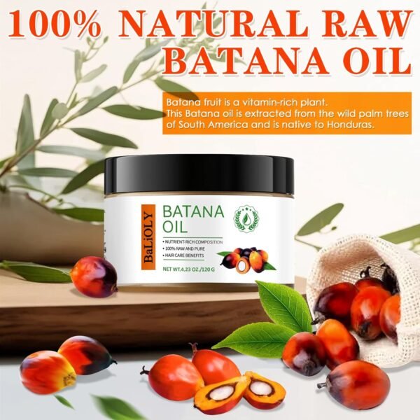 Dr. Sebi Batana Oil for Hair Growth 100% Pure, Unrefined Organic And Natural Batana Oil Paste From Honduras - Promotes Hair Growth And Prevents Loss For Men & Women - Image 3