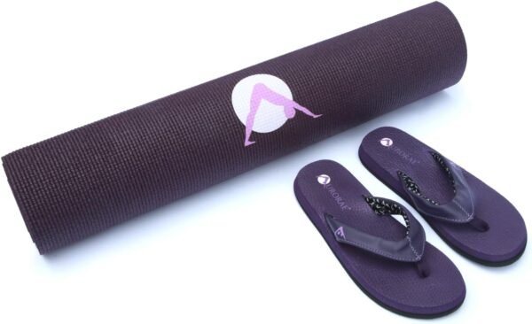 AURORAE Classic/Printed Extra Thick and Long Yoga Mat. Slip Free Rosin included - Image 8