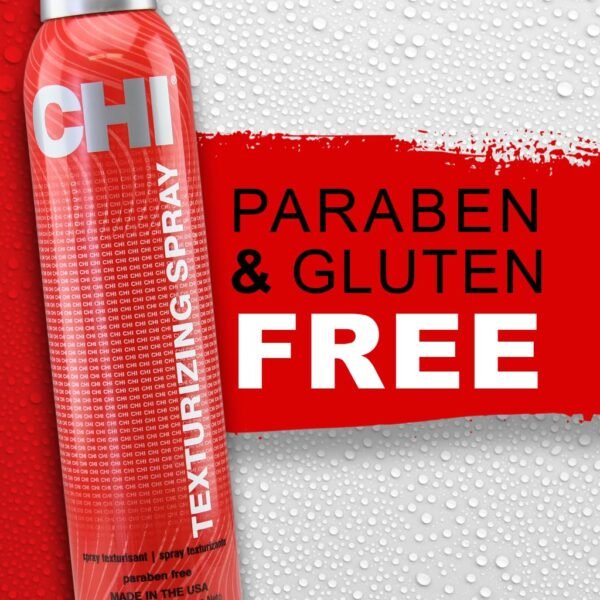 CHI Texturizing Hairspray, Volumizing Hairspray For Adding Buildable Texture & Body, Flexible Hold, Sulfate, Paraben, & Cruelty-Free, 7 Oz - Image 6