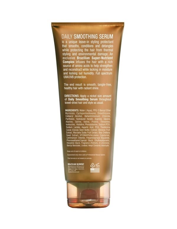 Brazilian Blowout Daily Smoothing Serum, 8 Fl Oz (Pack of 1) - Image 3
