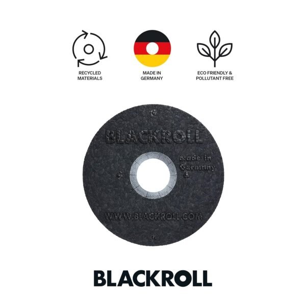 BLACKROLL - Standard Foam Roller - Myofascial Trigger Point Release, Back Massage, Perfect for Yoga, Home Workouts, Muscle Recovery, Black - Image 4