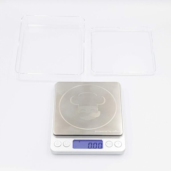 Reflex 500g / 0.01g Digital Pocket Wireless Smart Food Kitchen Scale Grams and Ounces USB Rechargeable, Portable, Accurate, Metal Stainless Steel Surface, Keto Calculator, Baking, Counter, Reloading - Image 5