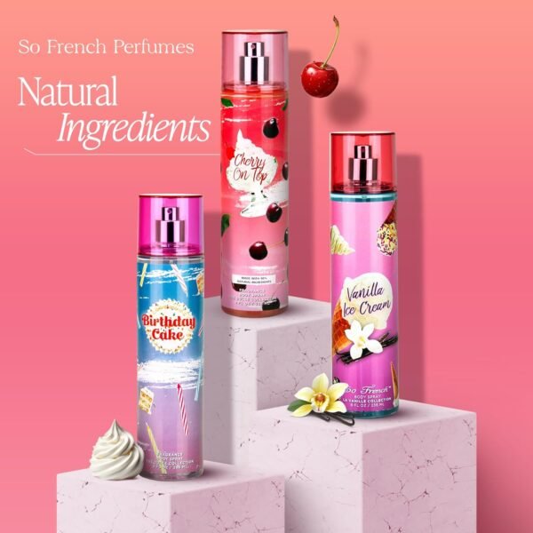 Body Mist for Women – Long-Lasting Body Spray – Refreshing Scented Perfume Fragrance – 8 Fl Oz - Image 4