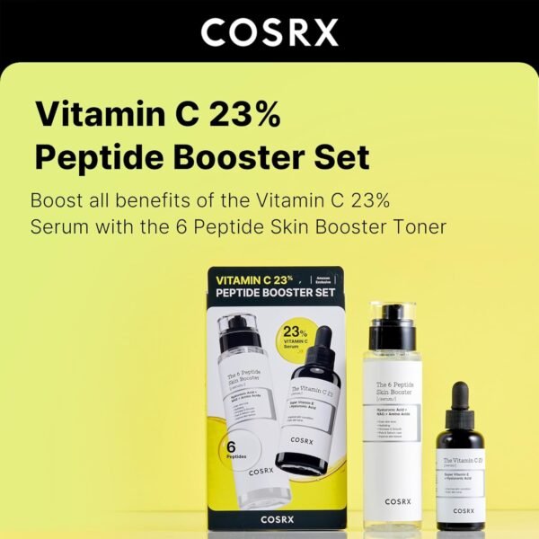 COSRX Vitamin C 23% Peptide Booster Set - Amazon Exclusive - Korean Skin Care, Gift Sets, Stocking Stuffers for Women, Vitamin C Serum, Face Serum - Image 4