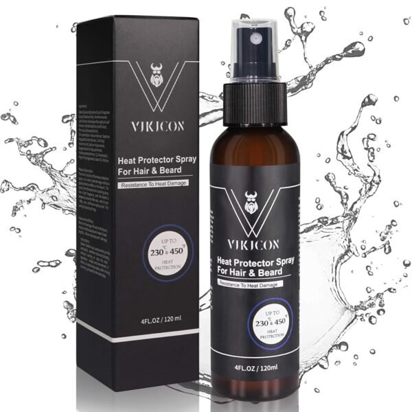 VIKICON Shield Heat Protectant Spray - Blend Prevents Damage & Breakage for Hair and Beard - Image 2