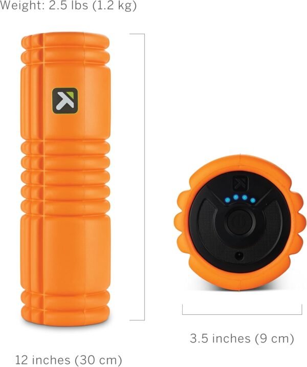 TRIGGERPOINT PERFORMANCE THERAPY GRID VIBE PLUS Four-Speed Vibrating Foam Roller - Image 5