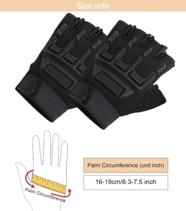 Kids Half Finger Sports Gloves with Grip - Non-Slip Gel Monkey Bar Glove, Protective Dirt Bike, Cycling, Fishing, Climbing, Gymnastics Glove for Boys Girls - Image 8